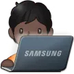 Samsung dla platformy technologist: dark skin tone