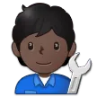 mechanic: dark skin tone สำหรับแพลตฟอร์ม Samsung