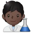 Samsung 플랫폼을 위한 scientist: dark skin tone