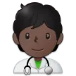 Samsung platformu için health worker: dark skin tone