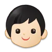 Samsung 플랫폼을 위한 child: light skin tone