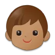 child: medium skin tone untuk platform Samsung