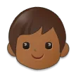 child: medium-dark skin tone untuk platform Samsung