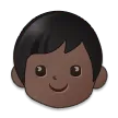 child: dark skin tone สำหรับแพลตฟอร์ม Samsung