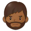 Samsung dla platformy man: medium-dark skin tone, beard