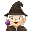 woman mage: light skin tone til Samsung platform