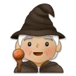 mage: medium-light skin tone pentru platforma Samsung
