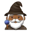 man mage: medium-dark skin tone for Samsung-plattformen