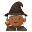mage: medium-dark skin tone สำหรับแพลตฟอร์ม Samsung