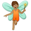 fairy: medium skin tone til Samsung platform