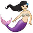 mermaid: light skin tone per la piattaforma Samsung