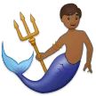 merman: medium-dark skin tone untuk platform Samsung