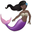 mermaid: dark skin tone til Samsung platform