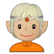 elf: medium-light skin tone untuk platform Samsung