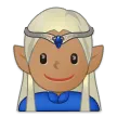 man elf: medium skin tone สำหรับแพลตฟอร์ม Samsung