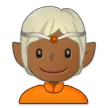 elf: medium-dark skin tone untuk platform Samsung