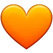 orange heart for Samsung platform