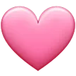 pink heart עבור פלטפורמת Samsung