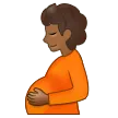 Samsung dla platformy pregnant person: medium-dark skin tone