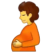 pregnant person alustalla Samsung