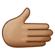 Samsung dla platformy rightwards hand: medium skin tone