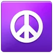 Samsung প্ল্যাটফর্মে জন্য peace symbol