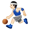 Samsung dla platformy man bouncing ball: light skin tone