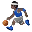 man bouncing ball: dark skin tone til Samsung platform