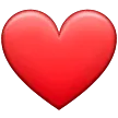 red heart עבור פלטפורמת Samsung