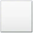 white large square för Samsung-plattform