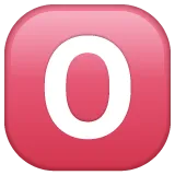 O button (blood type) pour la plateforme Whatsapp