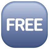 FREE button für Whatsapp Plattform