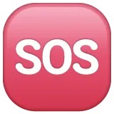 SOS button för Whatsapp-plattform