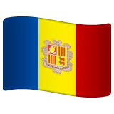 Whatsappプラットフォームのflag: Andorra