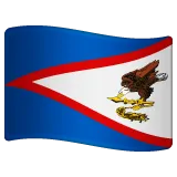 flag: American Samoa per la piattaforma Whatsapp