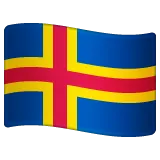 flag: Åland Islands για την πλατφόρμα Whatsapp