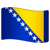 flag: Bosnia & Herzegovina for Whatsapp platform