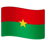 flag: Burkina Faso for Whatsapp platform