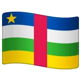 flag: Central African Republic para la plataforma Whatsapp