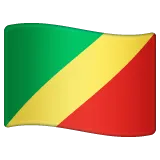 flag: Congo - Brazzaville voor Whatsapp platform