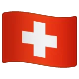 flag: Switzerland pour la plateforme Whatsapp