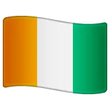 flag: Côte d’Ivoire สำหรับแพลตฟอร์ม Whatsapp