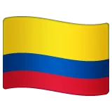 Whatsappプラットフォームのflag: Colombia