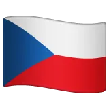 Whatsappプラットフォームのflag: Czechia