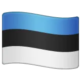 Whatsapp platformon a(z) flag: Estonia képe