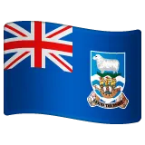 flag: Falkland Islands for Whatsapp platform