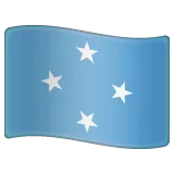 flag: Micronesia for Whatsapp platform