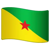 flag: French Guiana για την πλατφόρμα Whatsapp