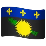 flag: Guadeloupe para la plataforma Whatsapp