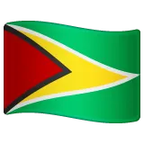 flag: Guyana για την πλατφόρμα Whatsapp